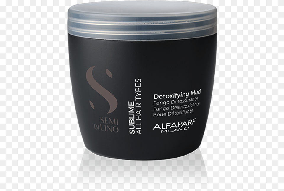 Alfaparf Semi Di Lino Sublime Detoxifying Mud, Bottle, Aftershave, Can, Tin Free Png Download