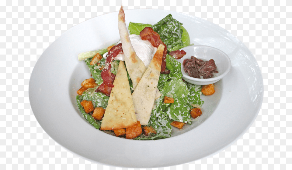 Alfhcm Caesar Salad Caesar Salad, Food, Food Presentation, Plate, Meal Free Transparent Png