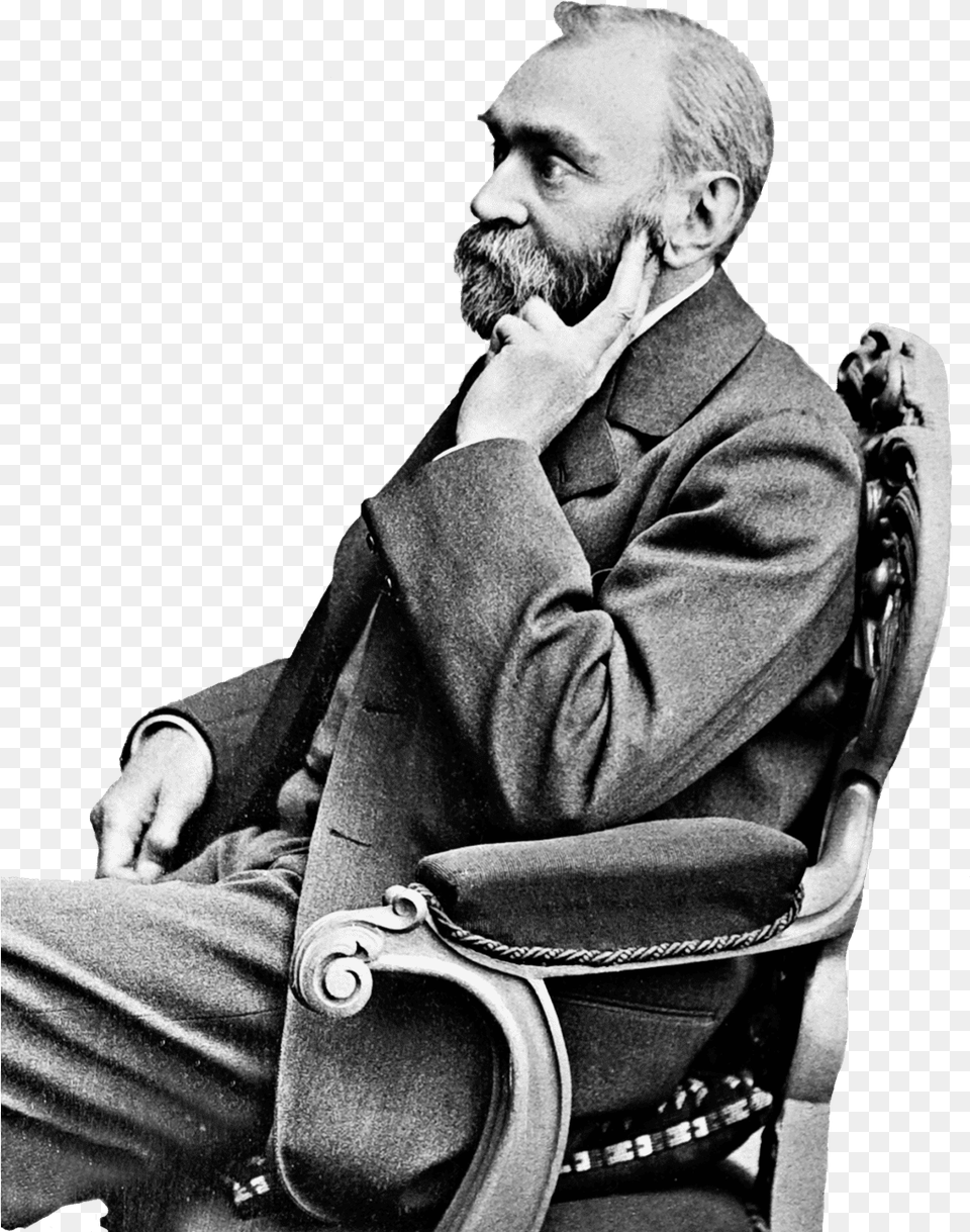 Alfred Nobel, Adult, Portrait, Photography, Person Free Png