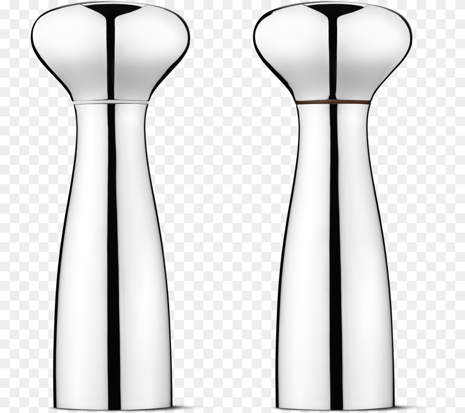 Alfredo Salt And Pepper Stainless Steel Georg Jensen Salt And Pepper Shakers, Cutlery, Spoon, Fork, Bottle Free Png