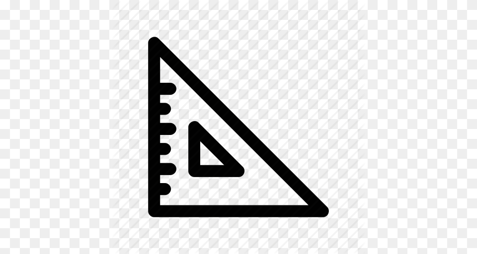 Algebra Geometry Math Ruler Triangle Icon Free Png Download