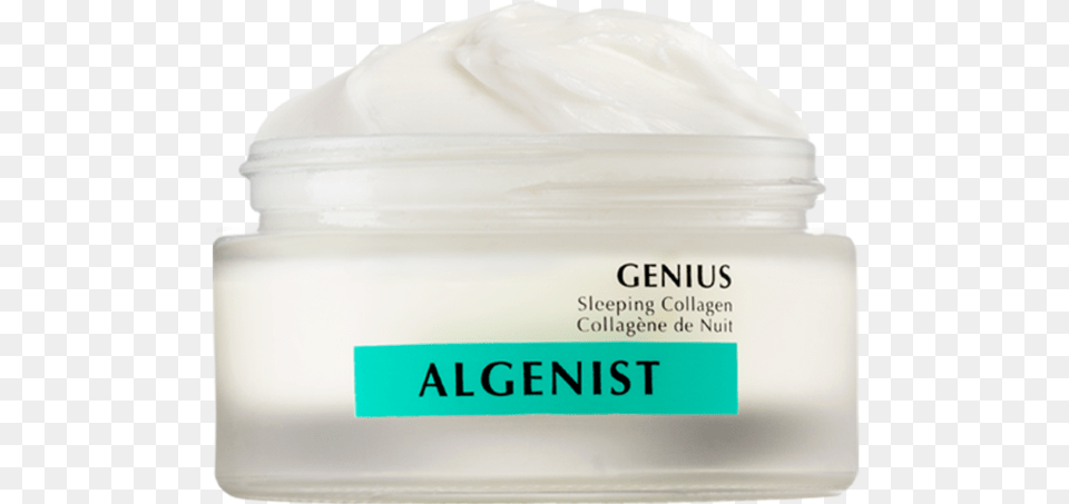 Algenist Genius Sleeping Collagen, Bottle, Lotion, Dessert, Food Png Image
