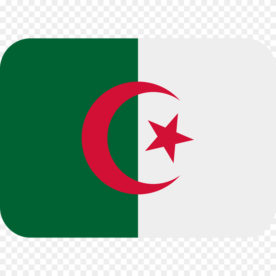 Algeria Flag Emoji Clipart, Logo, Star Symbol, Symbol Free Png