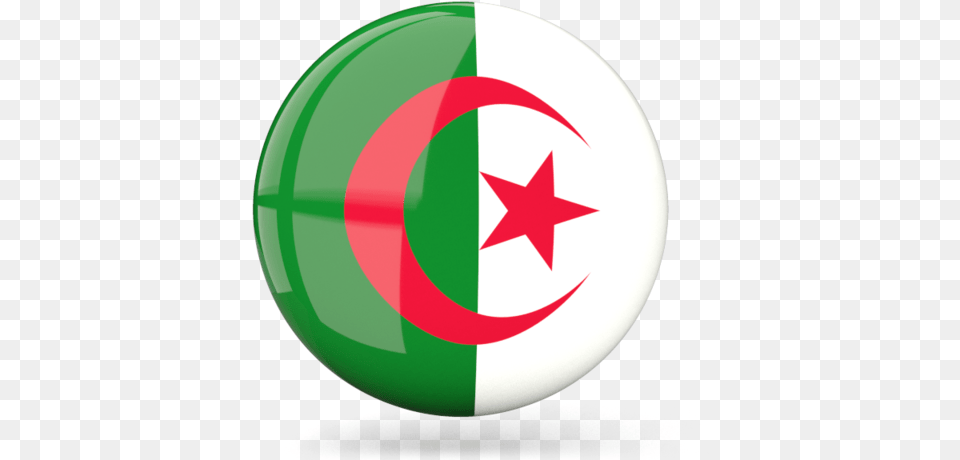 Algeria Flag Icon, Sphere, Star Symbol, Symbol, Logo Png