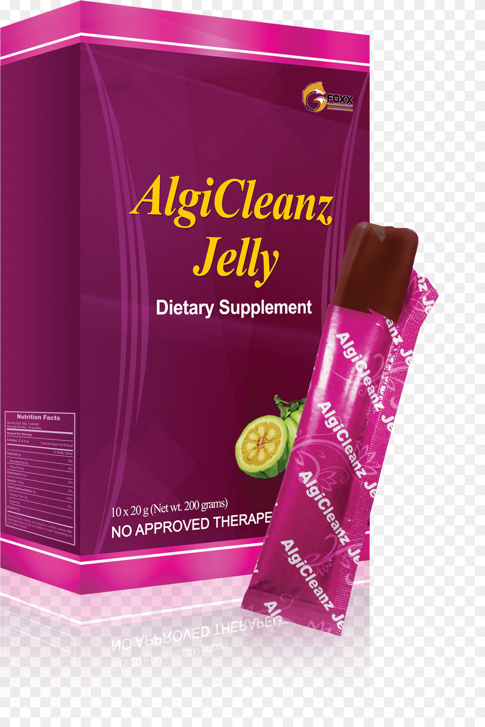 Algicleanz Jelly Box, Advertisement, Herbal, Herbs, Plant Png Image