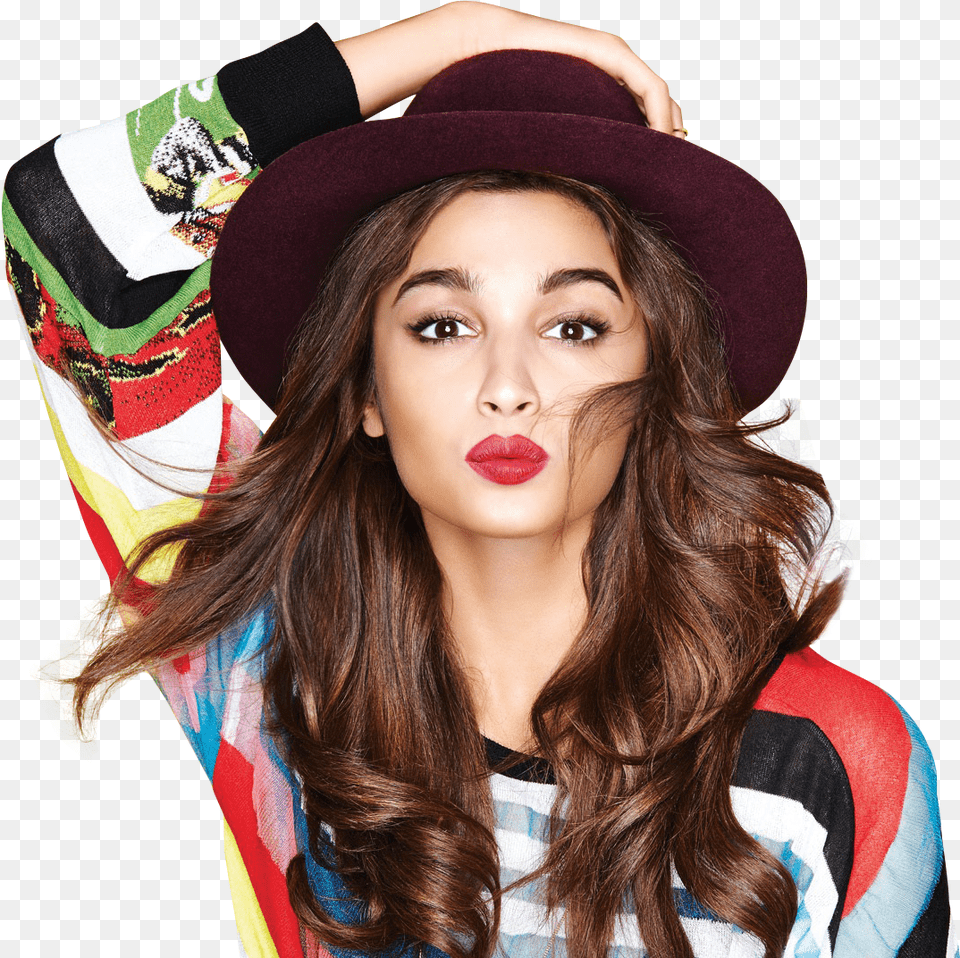 Alia Bhatt, Head, Clothing, Face, Sun Hat Free Png