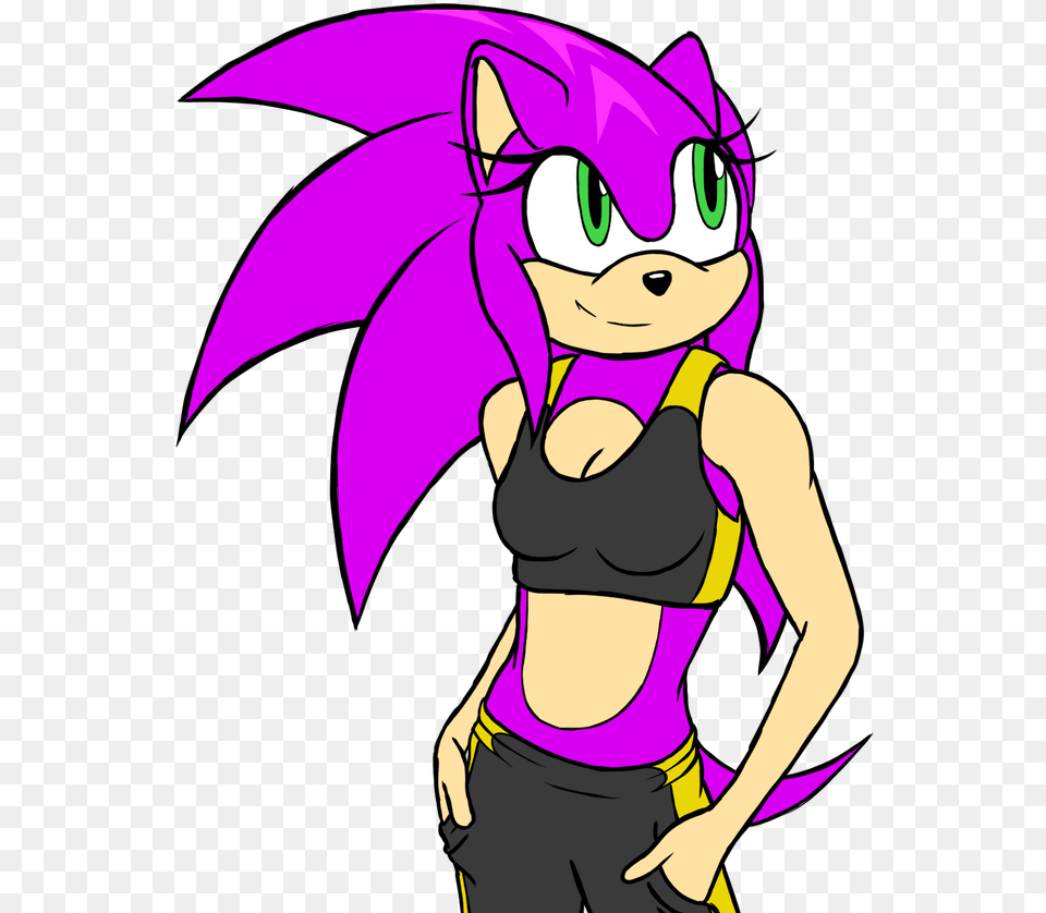 Alia The Hedgehog Unnamed 1 By Wolftree47 Dd08aij Pre Cartoon, Book, Comics, Publication, Purple Png Image