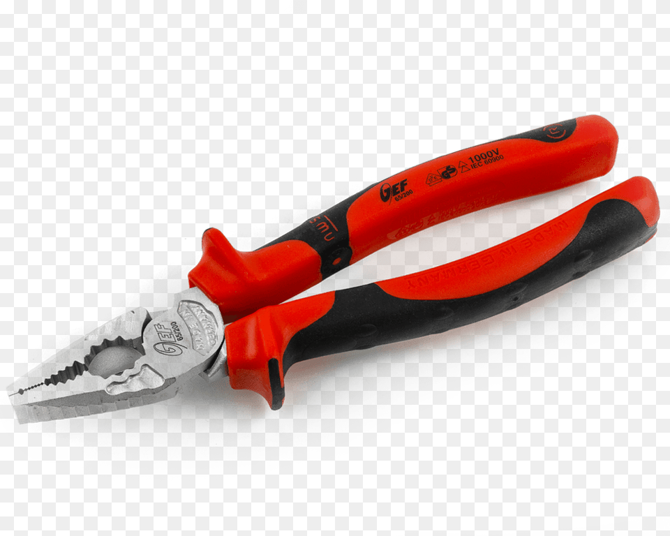 Alicates Aislados 1000v Gef Tool, Device, Pliers Free Png