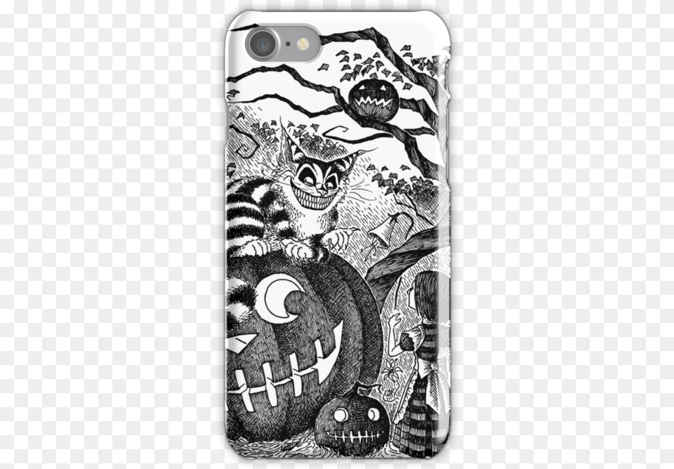 Alice And The Cheshire Cat Or A Very Merry Halloween Alice Madness Returns Cheshire Cat, Electronics, Phone, Art, Mobile Phone Png Image