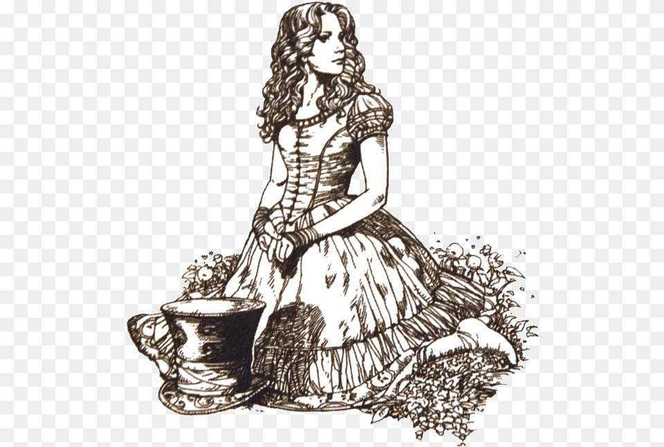 Alice And Wonderland Tim Burton Alice In Wonderland Concept Art, Adult, Wedding, Person, Female Png
