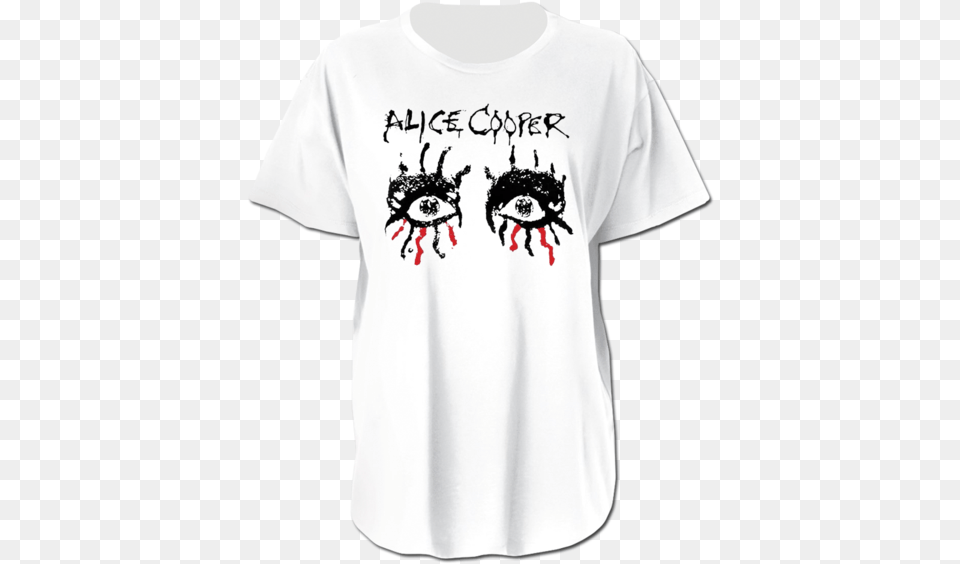 Alice Cooper Ol Black Eyes Is Back, Clothing, T-shirt, Shirt Png Image