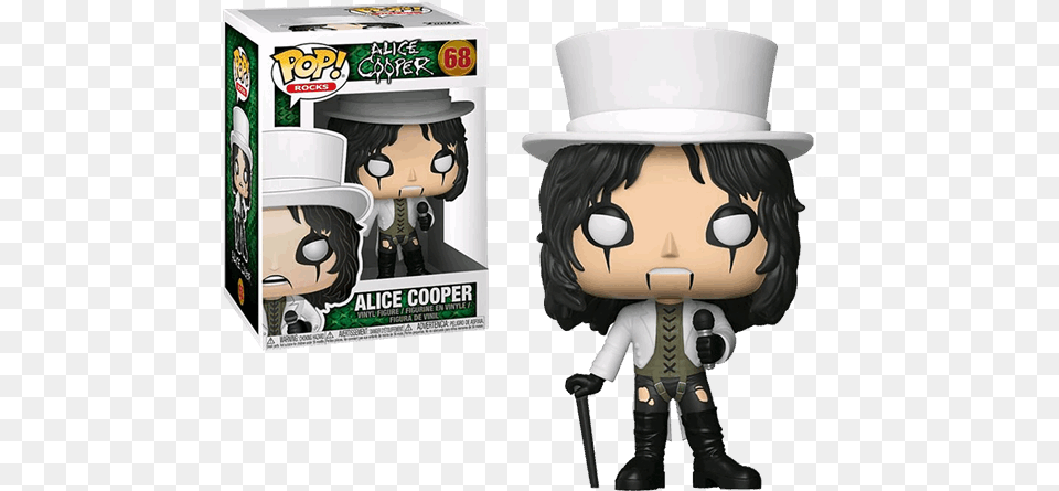 Alice Cooper Pop Vinyl, Book, Comics, Publication, Baby Free Transparent Png