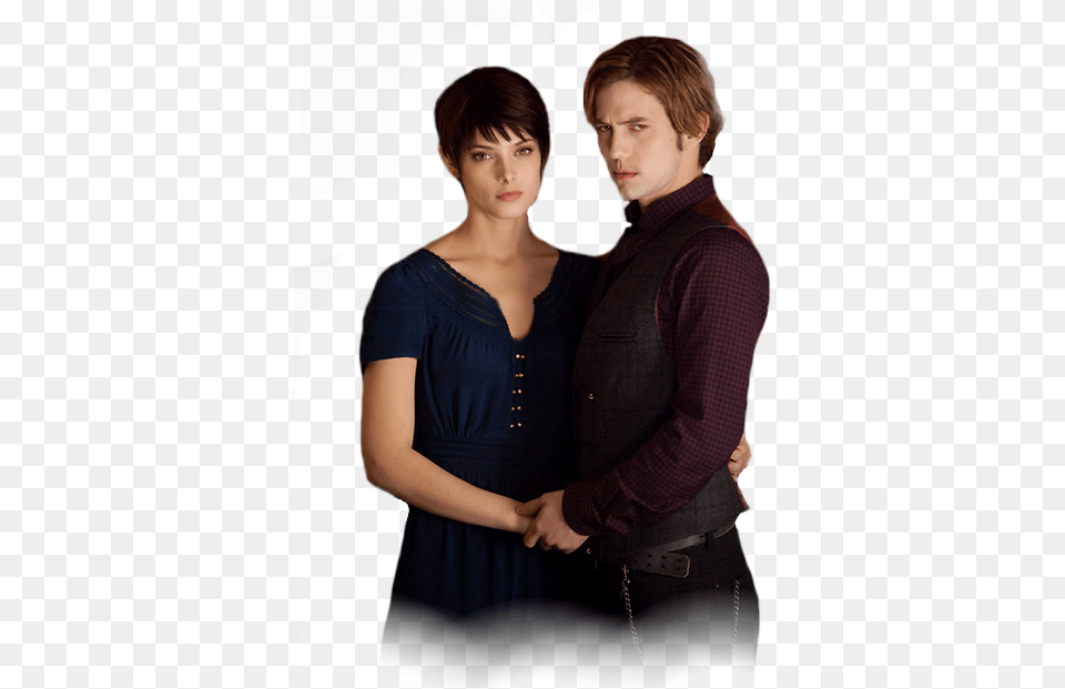 Alice Cullen And Jesper Hale Twili Saga Breaking Dawn, Woman, Vest, Sleeve, Person Free Transparent Png