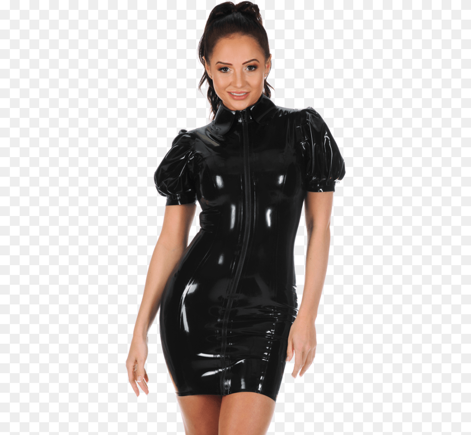 Alice Dress Latex Clothing, Adult, Female, Person, Woman Free Png Download