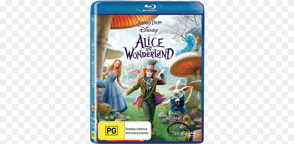 Alice In Wonderland 2010, Publication, Book, Adult, Person Free Png Download