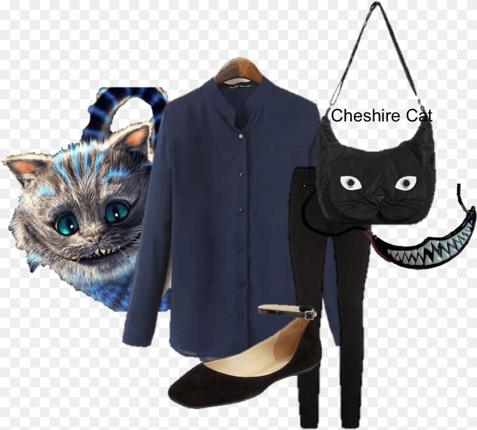 Alice In Wonderland Bag And Cat Daughter Of Cheshire Cat Descendants Oc, Accessories, Purse, Handbag, Coat Png Image