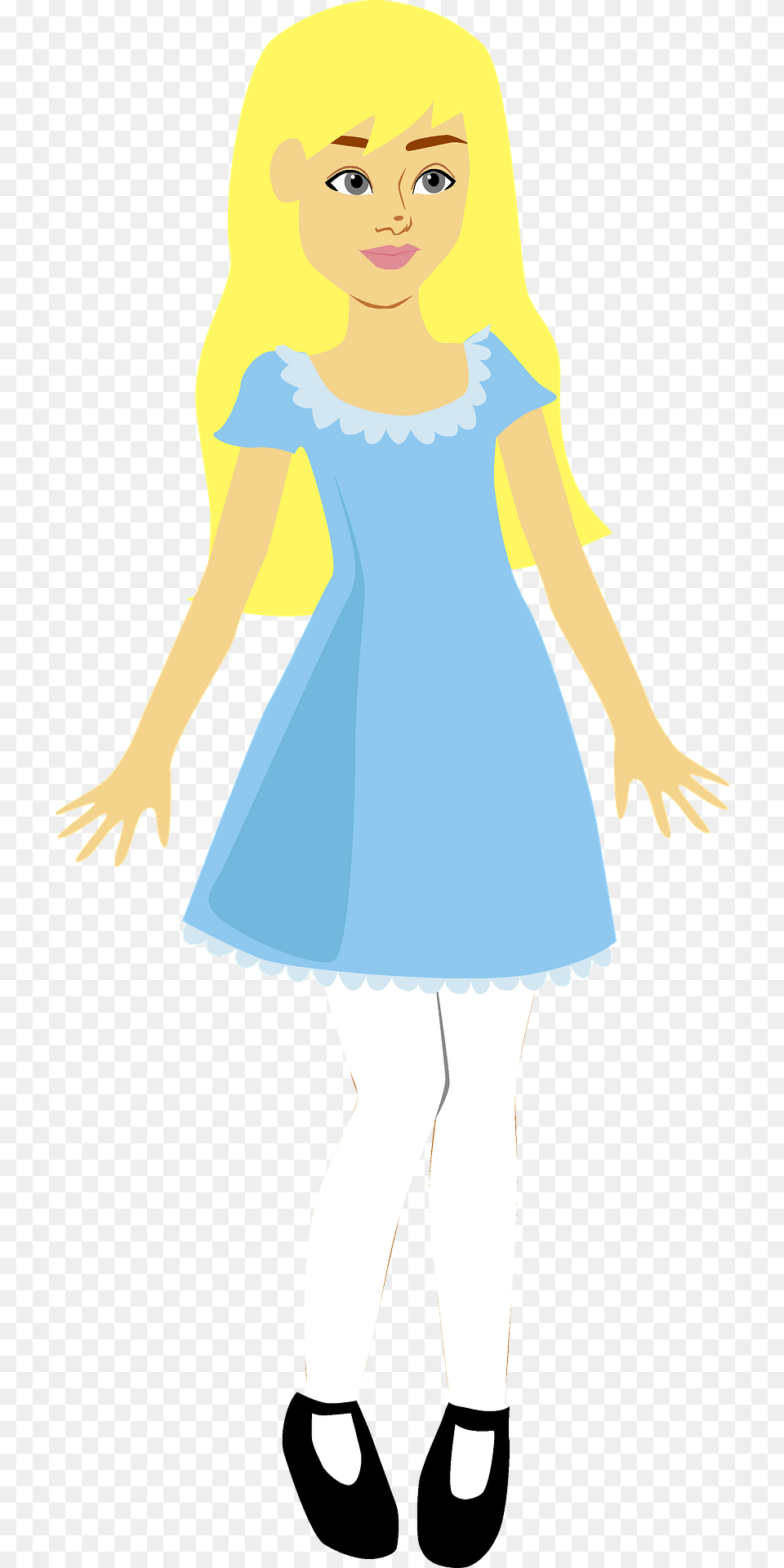 Alice In Wonderland Clipart, Child, Female, Girl, Person Free Png