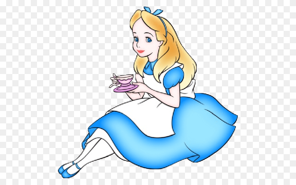 Alice In Wonderland Disney Clip Art Images Are To Copy, Publication, Book, Comics, Adult Png Image