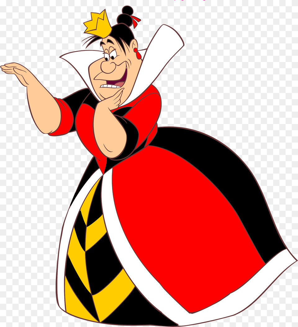 Alice In Wonderland Queen Of Hearts Queen Of Hearts Adventures In Wonderland, Cape, Clothing, Cartoon, Person Png