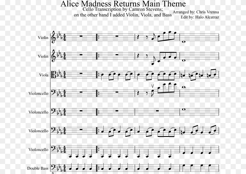 Alice Madness Returns Music Sheet, Gray Png