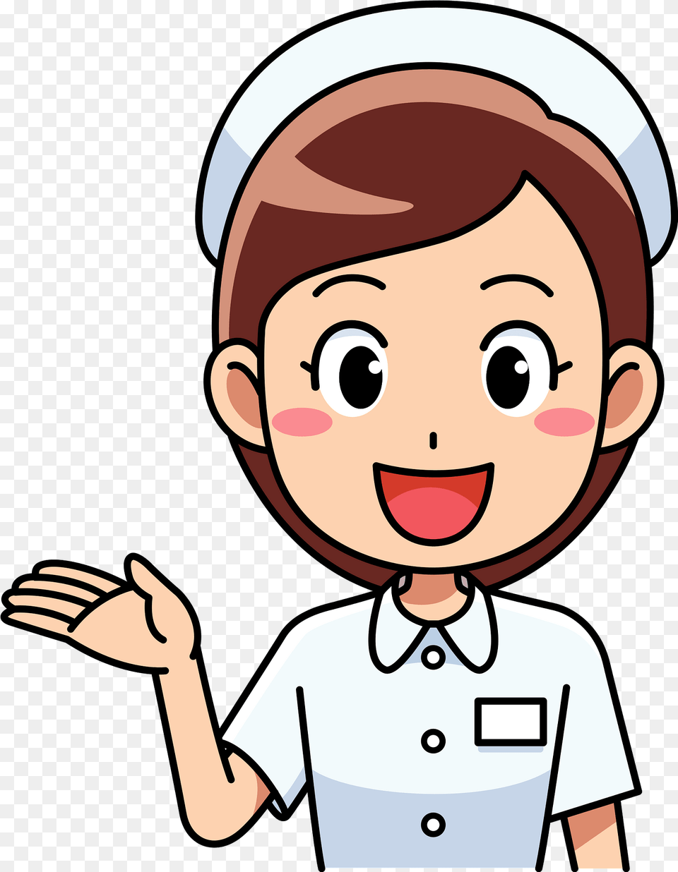 Alice Nurse Woman Is Inviting Clipart, Baby, Person, Cutlery, Face Free Png Download