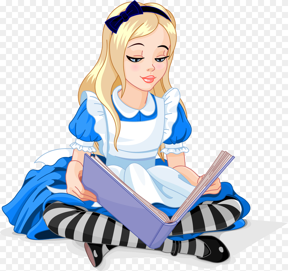 Alice S Adventures In Wonderland Knave Of Hearts Queen Alice In Wonderland Reading A Book, Comics, Publication, Person, Head Free Png Download