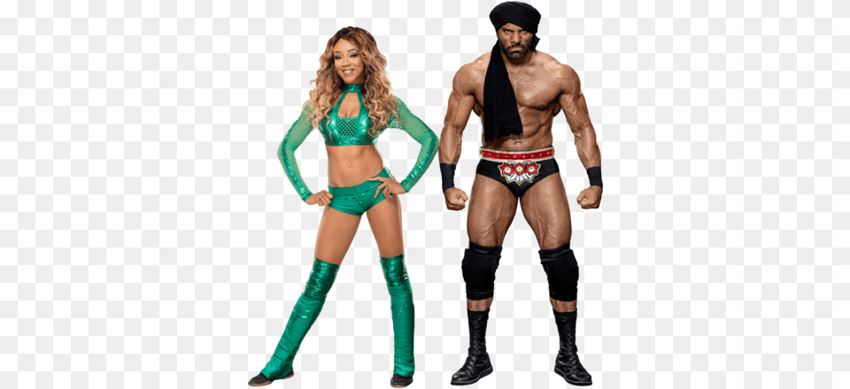 Alicia Fox Amp Jinder Mahal Wwe Jinder Mahal, Adult, Person, Man, Male Free Png Download