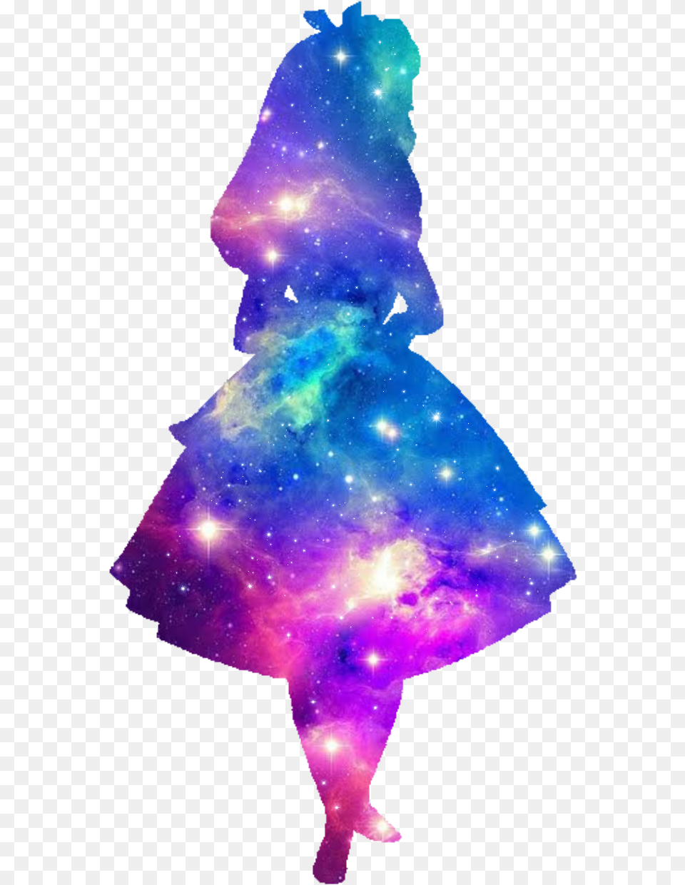 Alicia Galaxia Silueta Silhouette Galaxy Backgrounds For Phones, Purple, Mineral, Accessories, Nature Free Transparent Png
