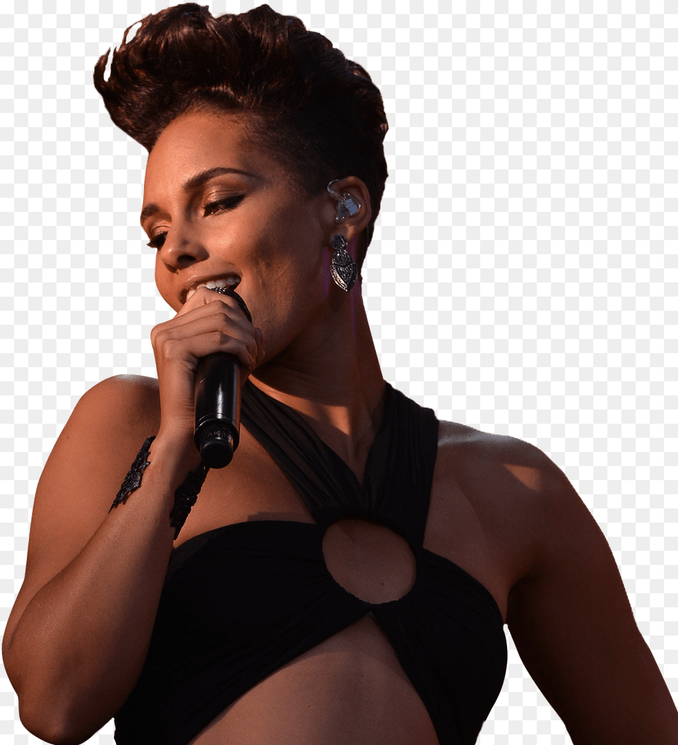 Alicia Keys, Person, Performer, Microphone, Photography Png Image