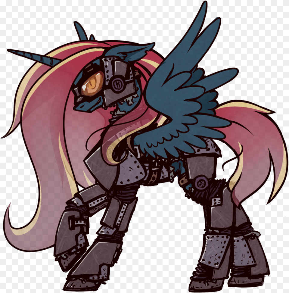 Alicorn Alicorn Oc Armor Artist Fallout Equestria Alicorn Pony, Animal, Dinosaur, Reptile Png