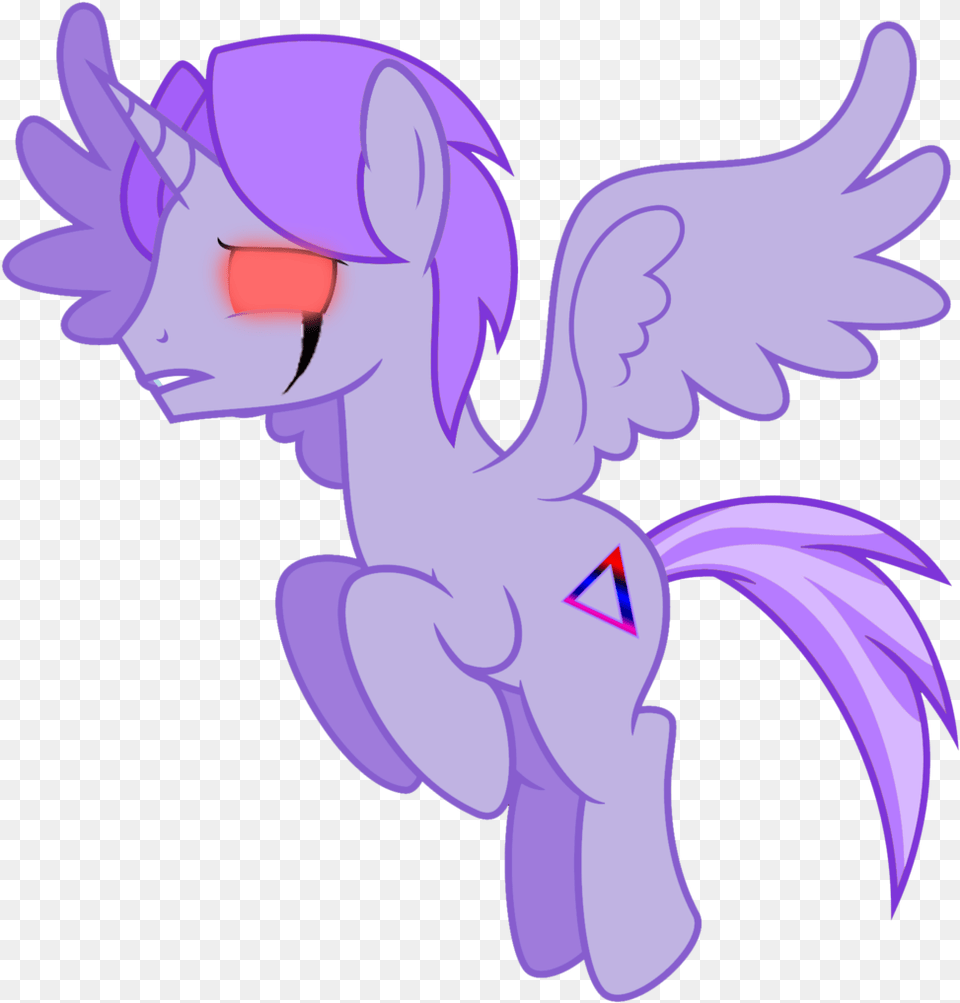 Alicorn Alicorn Oc Corrupted Glowing Eyes Implied Mlp Red Eyes Glowing, Purple, Baby, Person Free Png Download