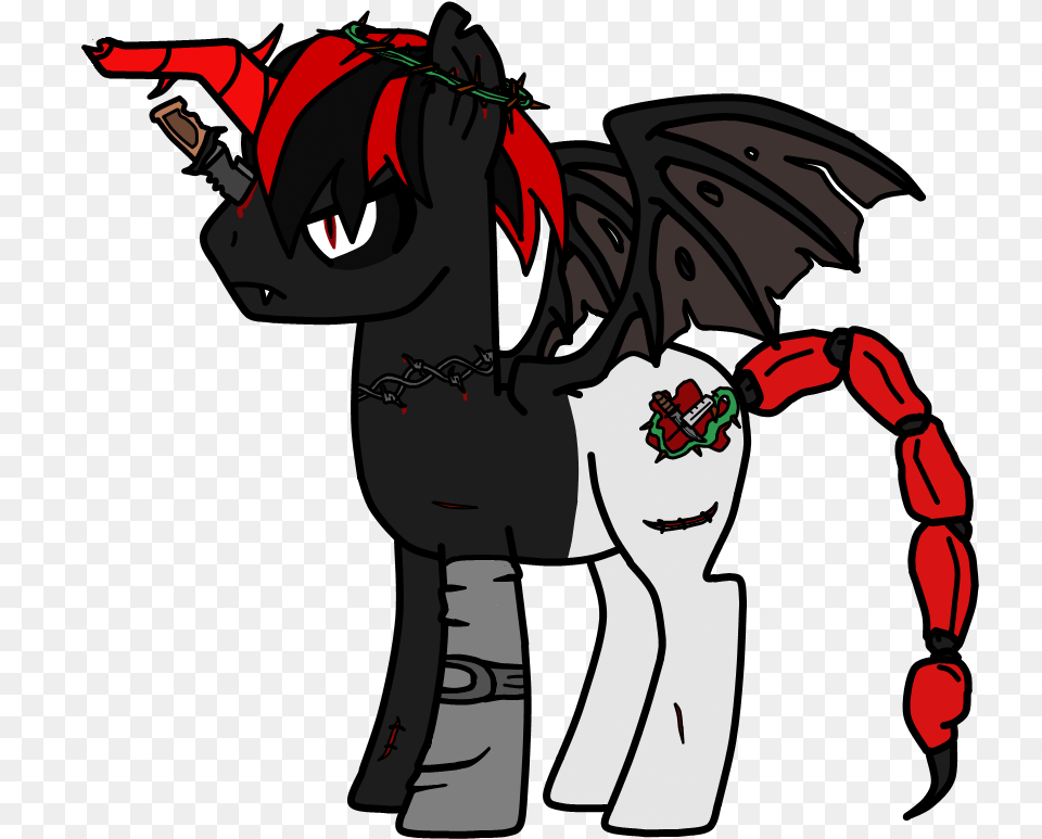 Alicorn Artist Needed Barbed Wire Bat Pony Bat Winged Unicorn, Book, Comics, Publication, Person Png Image