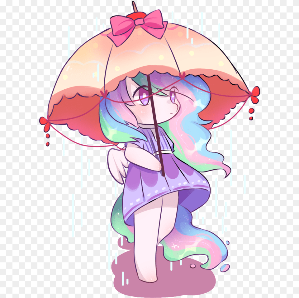 Alicorn Artist Nitrogenowo Chibi Umbrella, Canopy, Baby, Book, Comics Free Png