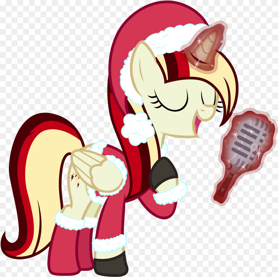 Alicorn Oc Artist Glessmlp Christmas Hat Santa Claus Fictional Character, Baby, Person, Face, Head Free Transparent Png