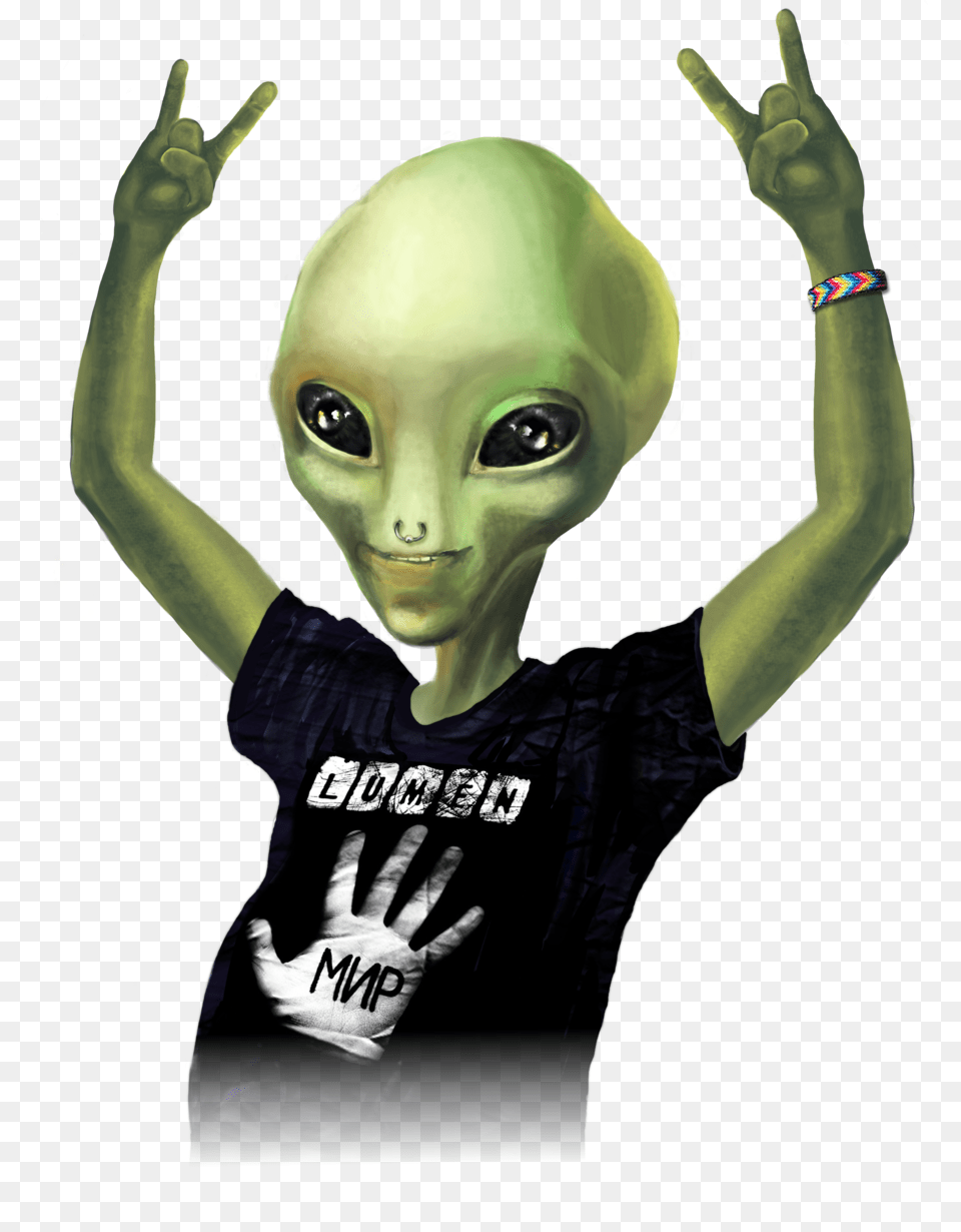 Alien, Person, Hand, Finger, Clothing Free Png Download