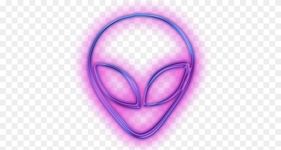 Alien, Light, Purple, Neon, Person Free Png Download