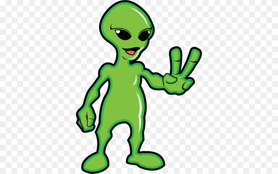Alien, Green, Person, Face, Head Png Image