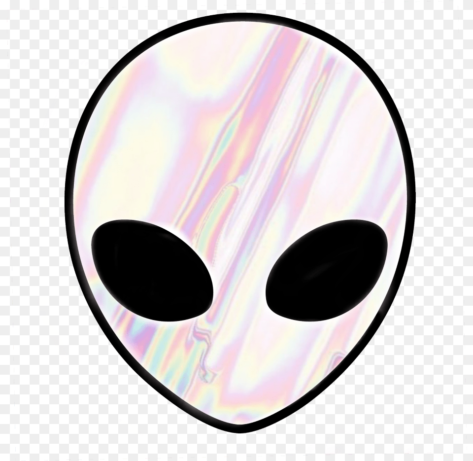 Alien Alien Sticker Holo Holographic Classic Circle, Disk Free Png Download