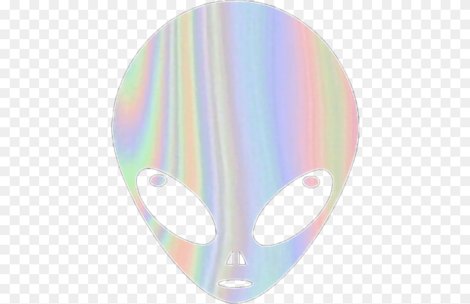 Alien Aliens Tornasol Tumblr Transparent Background Alien Head, Disk, Mask Free Png Download