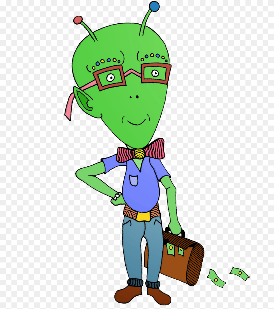 Alien Animated, Person, Cartoon, Face, Head Png Image