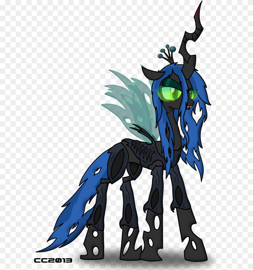 Alien Artist Mlp Angry Chrysalis Vector, Book, Comics, Person, Publication Free Transparent Png