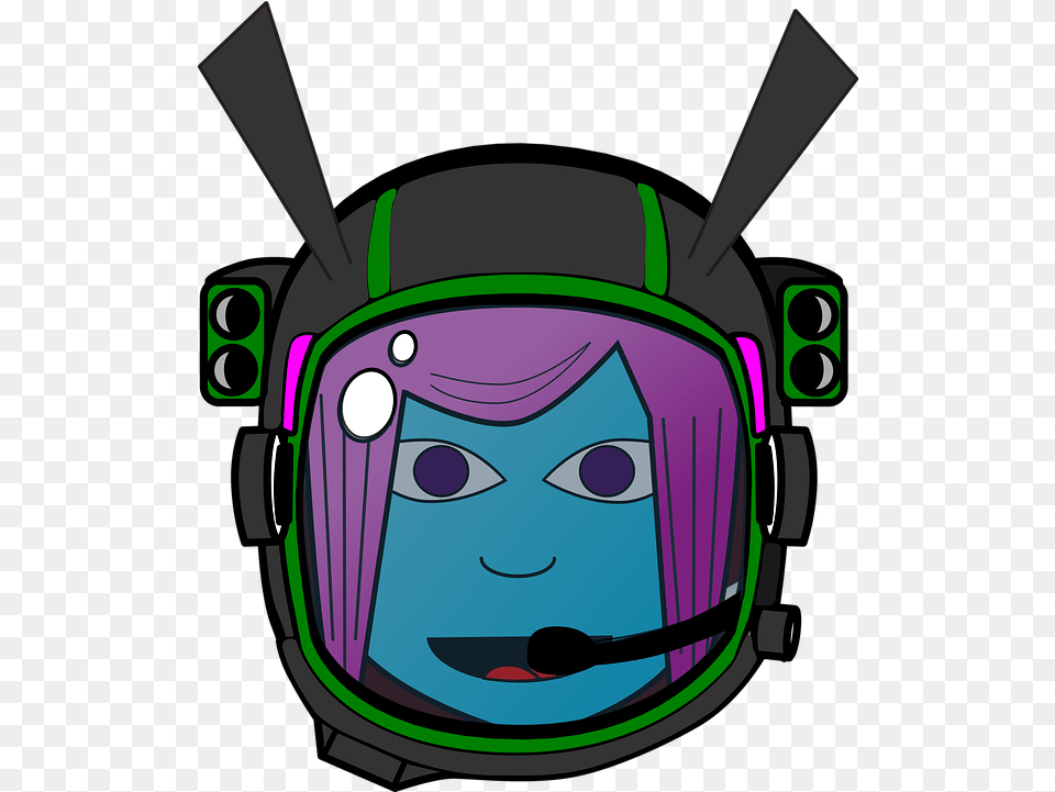 Alien Astronaut Space Vector Graphic On Pixabay Kepala Astronot, Accessories, Goggles, Face, Head Free Png Download