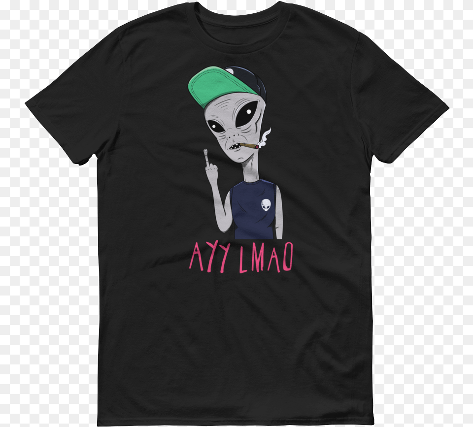 Alien Ayy Lmao Tee Elvis The Alien Merch, Clothing, Shirt, T-shirt, Person Free Transparent Png