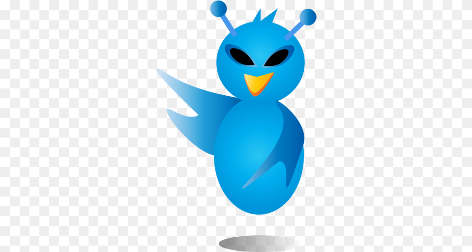 Alien Bird Icon Tweet Me Up Scotty Icons Softiconscom Alien Twitter Icon, Animal, Fish, Sea Life, Shark Png Image