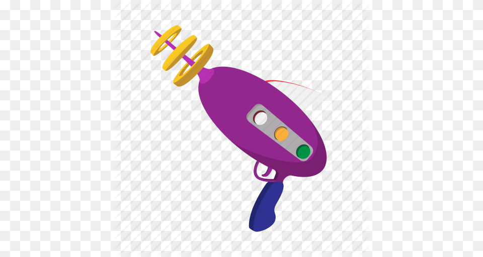 Alien Blaster Cartoon Gun Laser Monster Weapon Icon, Toy Free Png Download