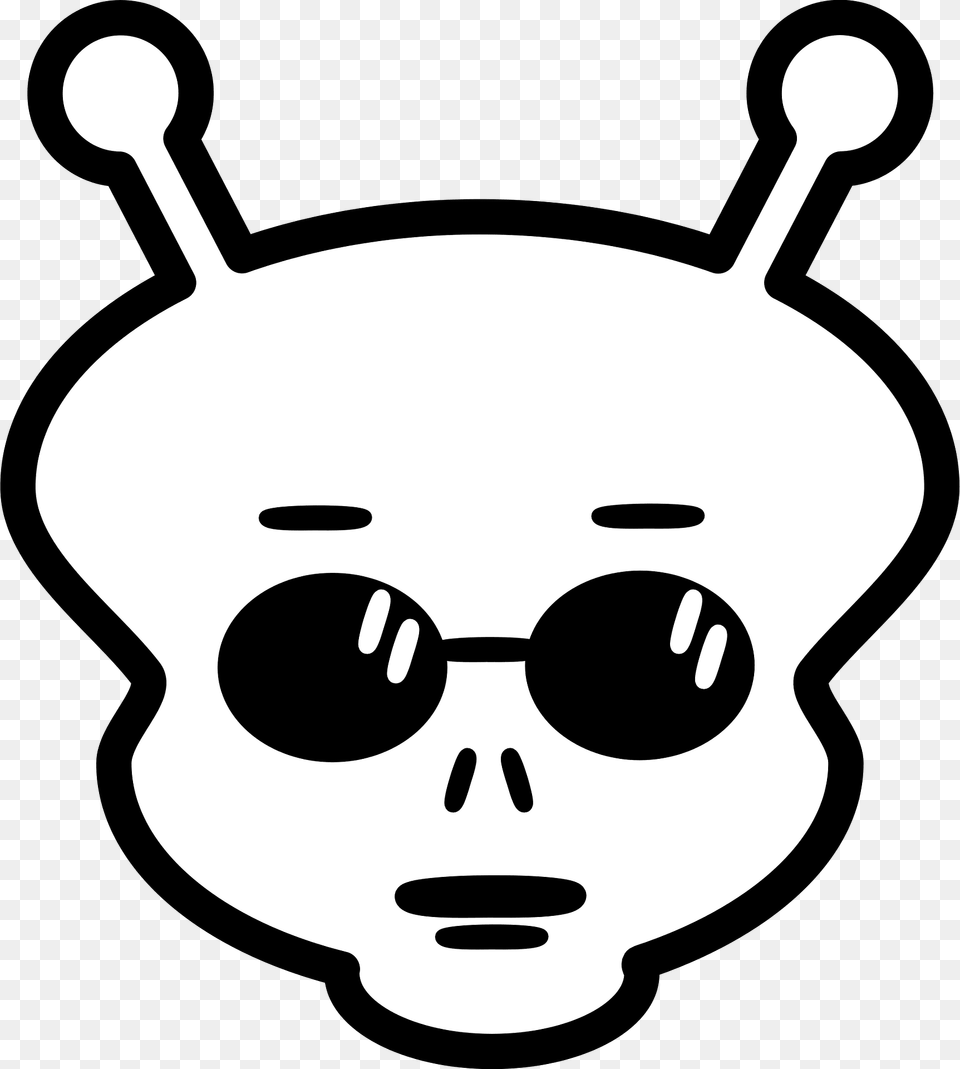Alien Clipart, Stencil, Smoke Pipe Png Image