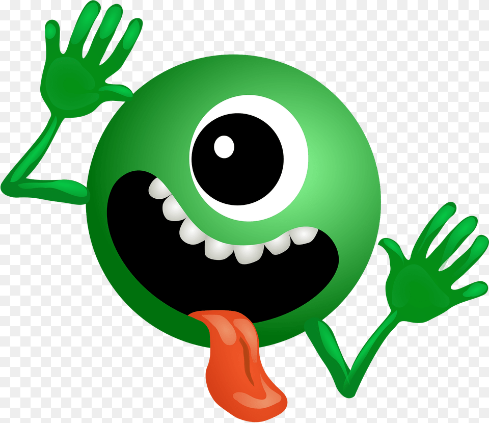 Alien Clipart, Green Png Image