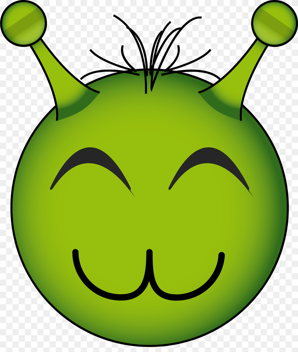 Alien Clipart, Green, Food, Fruit, Plant Free Png