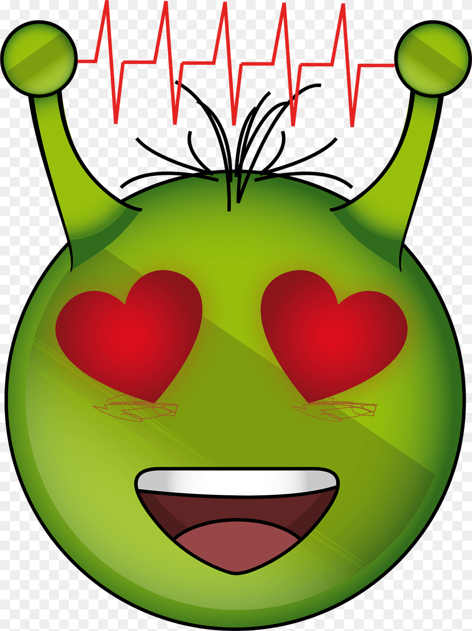 Alien Clipart, Green, Food, Fruit, Plant Free Png