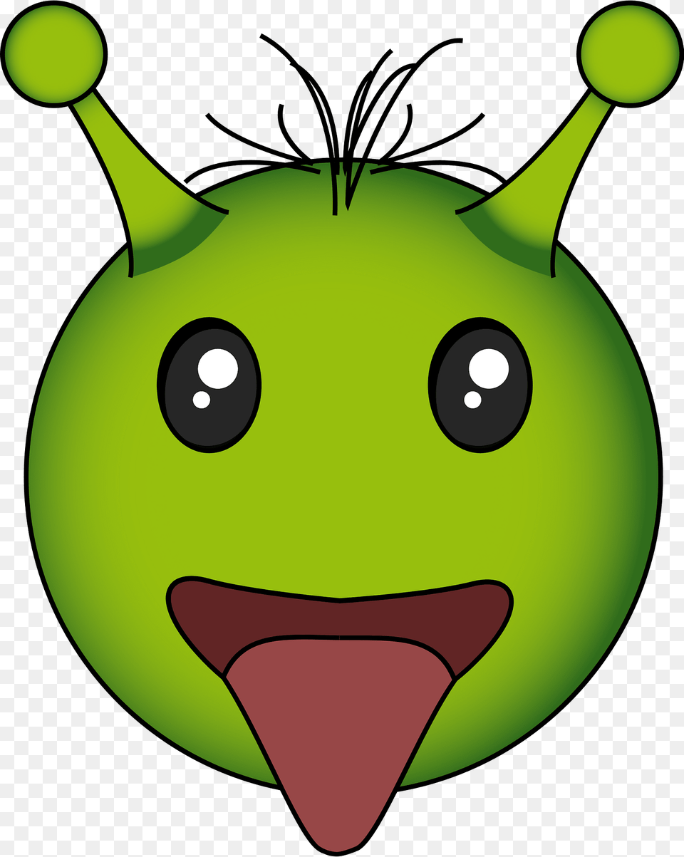 Alien Clipart, Green Png